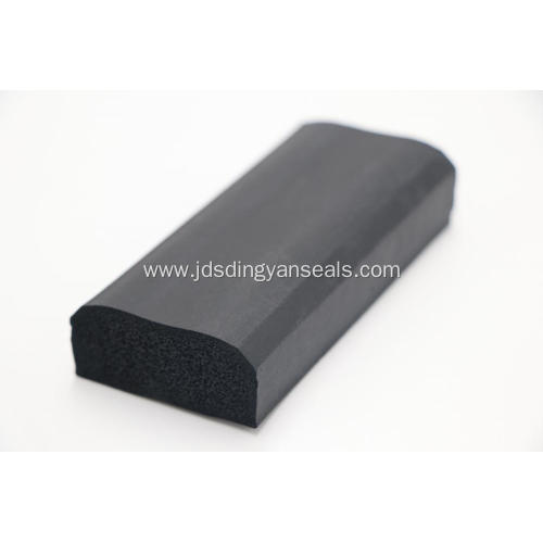 Sponge glass door and window rubber seal strip